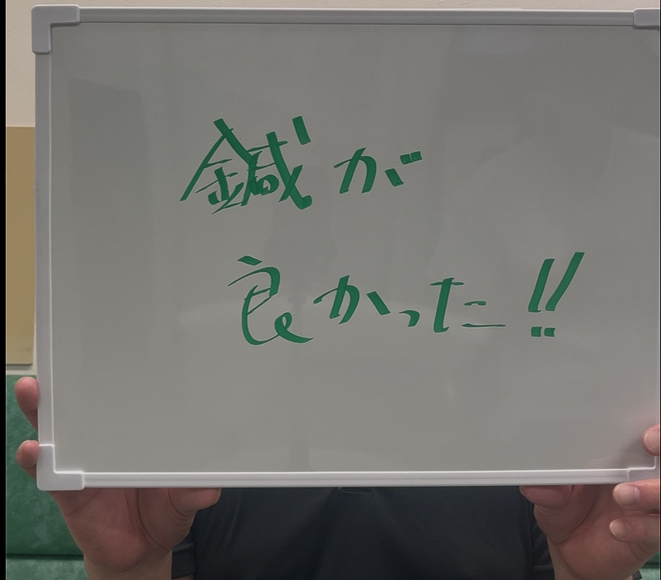 薄毛改善鍼を受けられた患者様の声「鍼がよかった！」