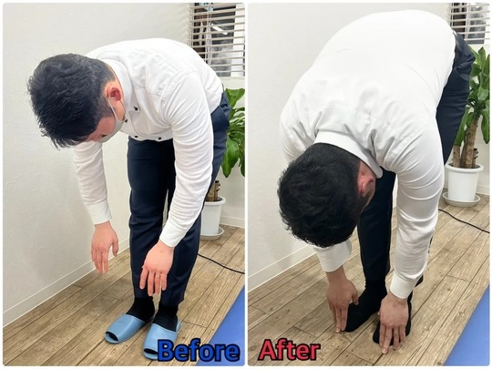 腰痛で悩まれていた40代女性のお客様の声